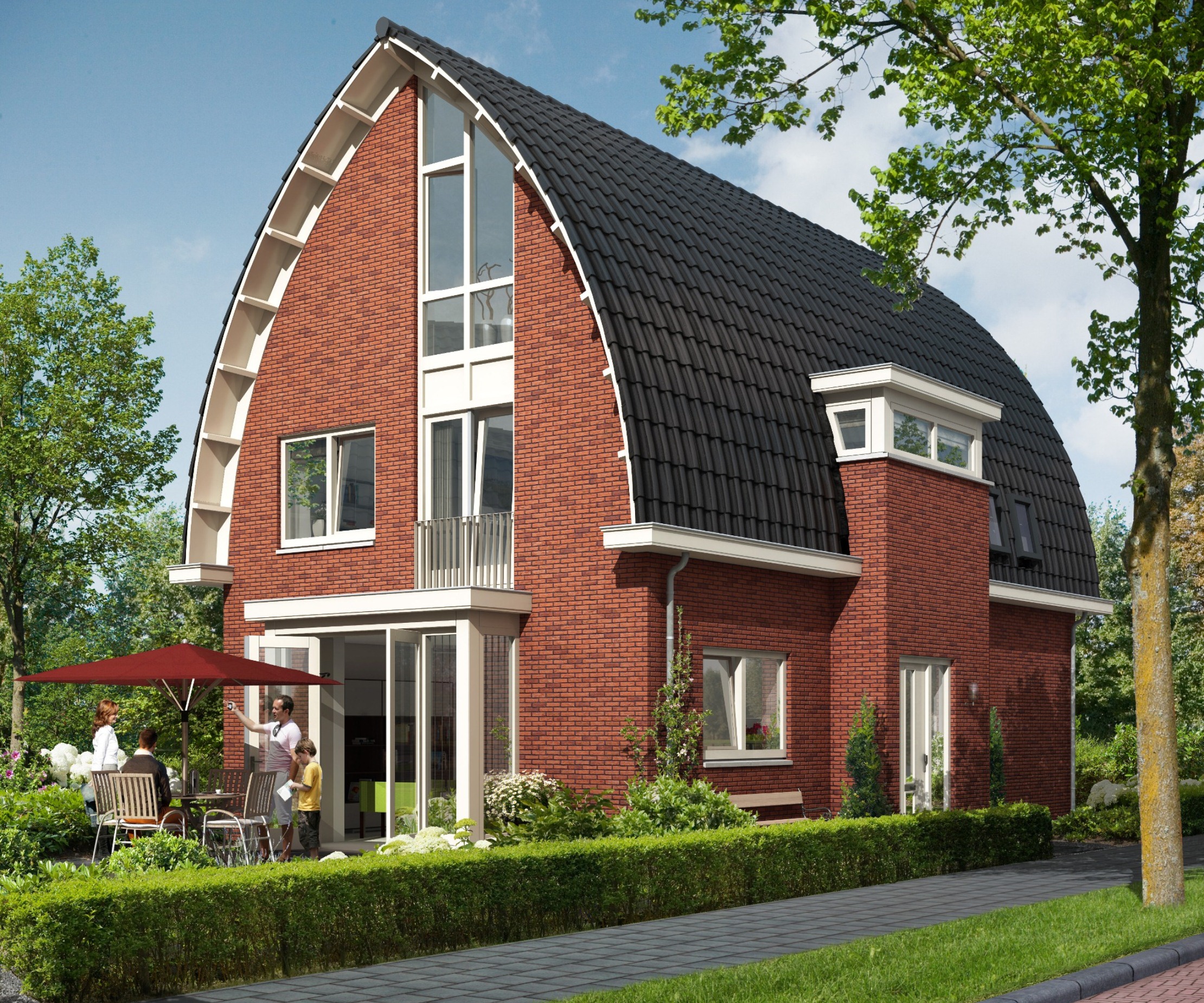 Vrijstaande Woning Achter